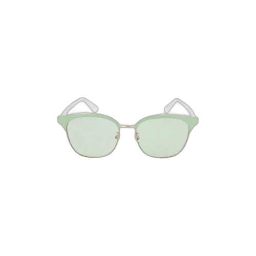 Gucci Round Frame Metal Sunglasses 'Gold'