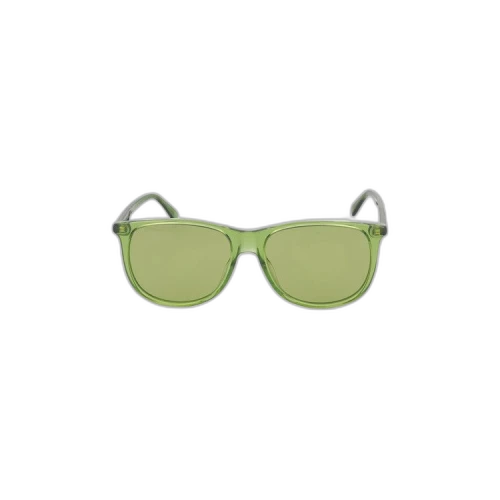 Gucci Oval Frame Acetate Sunglasses 'Green'