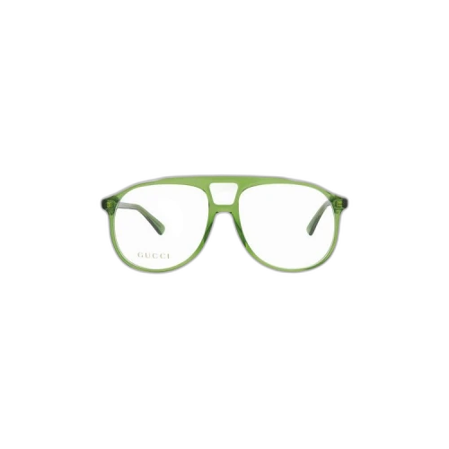 Gucci Round Frame Sunglasses 'Green'