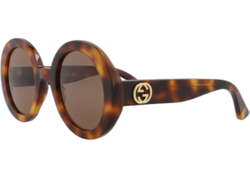 Gucci Round Sunglasses Havana/Havana/Brown (GG0319S-30002570-002)