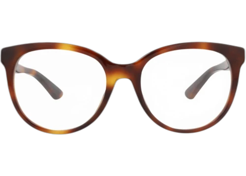Gucci Round-Frame Acetate Optical Frames Havana Havana Transparent (GG0329O-30002859-002)
