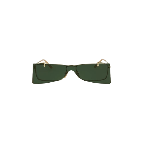 Gucci Rectangle Metal Sunglasses 'Gold'