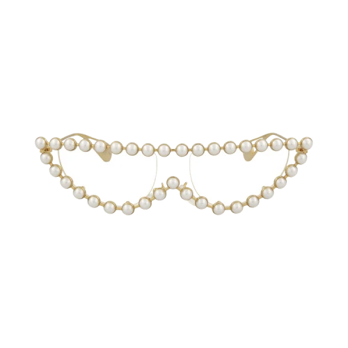 Gucci Cat-Eye Frame Metal Sunglasses 'Metallic Gold'
