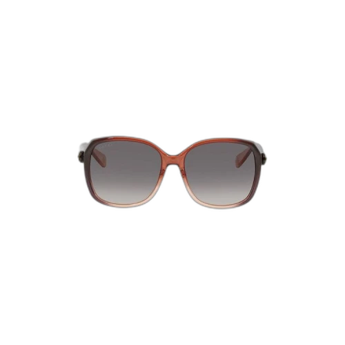Gucci Round Frame Injection Sunglasses 'Red'