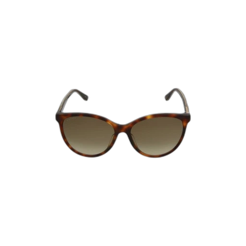 Gucci Cat Eye Acetate Frame Sunglasses 'Brown'