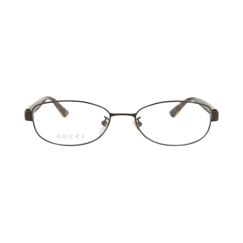 Gucci Round-Frame Titanium Optical Frames Brown Crystal (GG0380OJ-30006067-002)