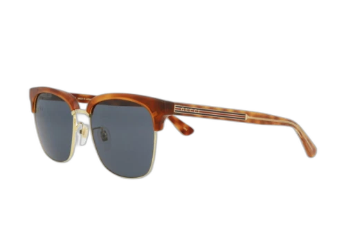 Gucci Square Sunglasses Havana/Blue(GG0382S-30006051-005)