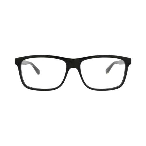 Gucci Square-Frame Acetate Optical Frames Black Black Transparent (GG0384O-30006049-004)