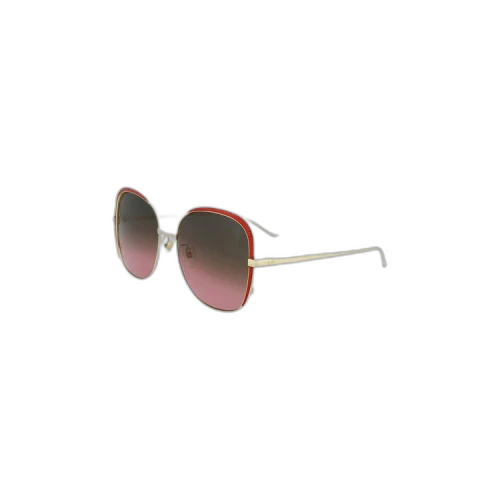 Gucci Round Frame Sunglasses 'Metallic Gold'