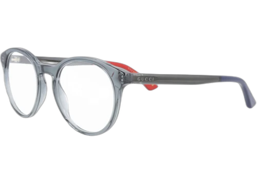 Gucci Round Eyeglasses Grey/Grey/Transparent (GG0406O-30006057-004)