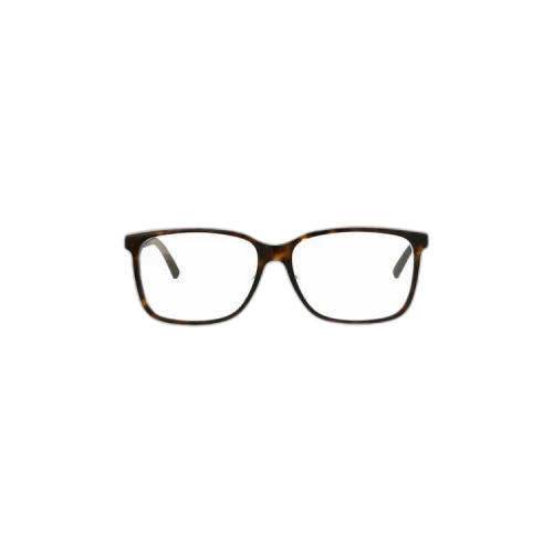 Gucci Square Sunglasses 'Havana/Brown/Transparent'
