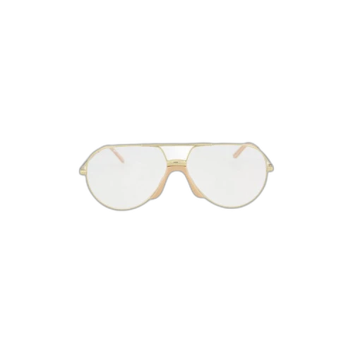 Gucci Aviator Style Metal Sunglasses 'Metallic Gold'
