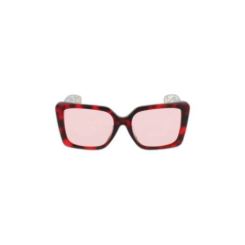 Gucci Square Frame Sunglasses 'Brown'