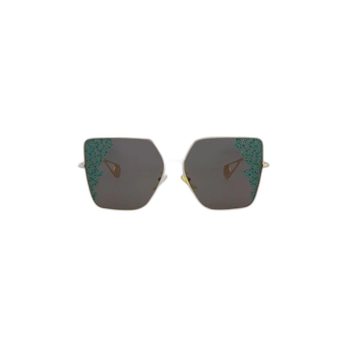 Gucci Square Frame Sunglasses 'Metallic Gold'