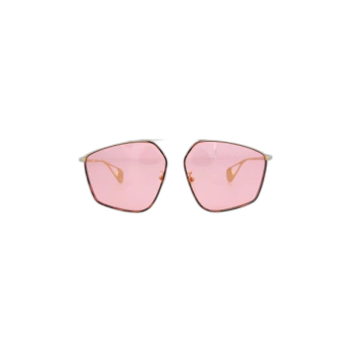 Gucci Aviator Sunglasses 'Gold/Pink'