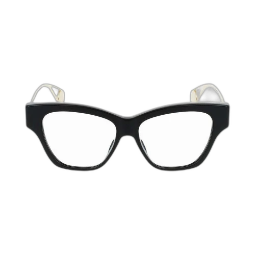 Gucci Square Eyeglasses 'Black/Gold/Transparent'