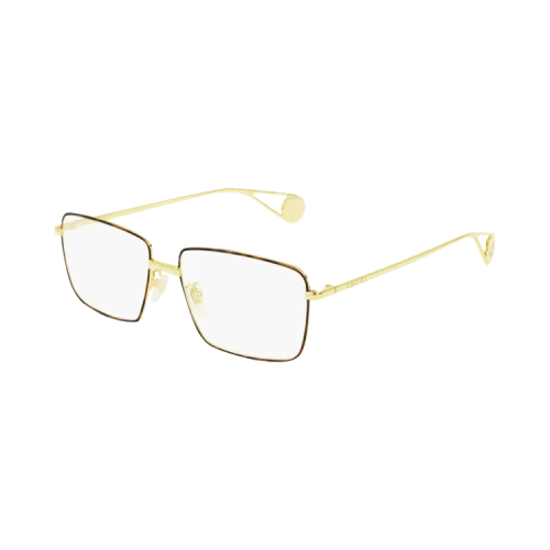 Gucci Square Eyeglasses 'Gold'