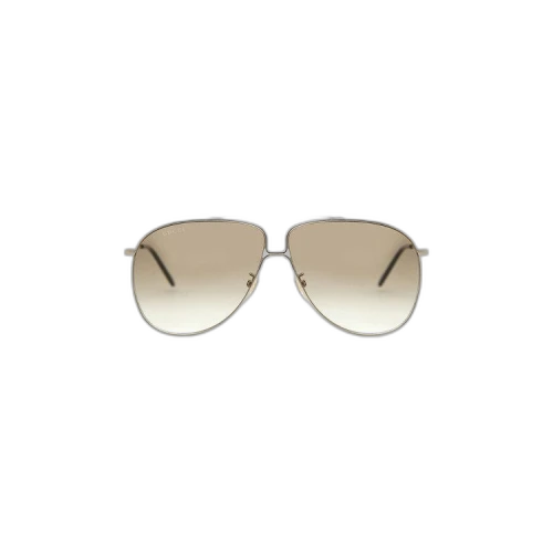 Gucci Aviator-Style Metal Sunglasses 'Brown'