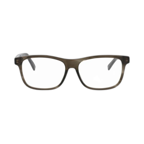 Gucci Square Optical Glasses 'Havana/Ruthenium/Transparent'
