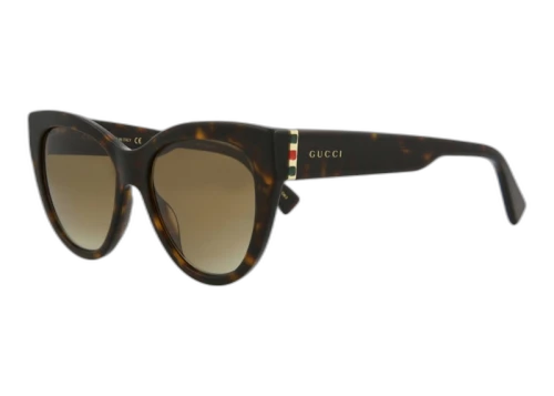 Gucci Cat Eye Sunglasses Havana Gold/Brown (GG0460S-30006463-002)