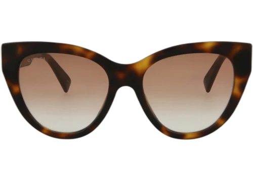 Gucci Cat Eye-Frame Acetate Sunglasses Havana Gold Red (GG0460S-30006463-004)