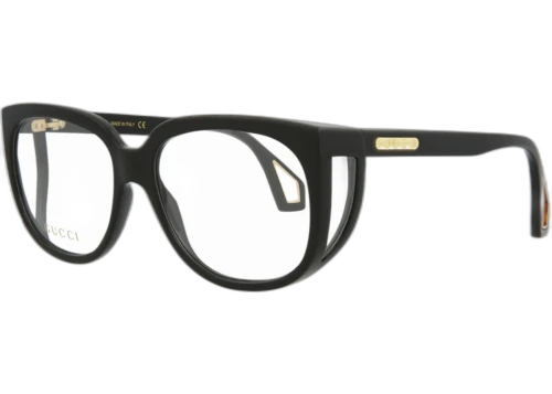 Gucci Square Eyeglasses Black/Black/Transparent (GG0470O-30006525-001)