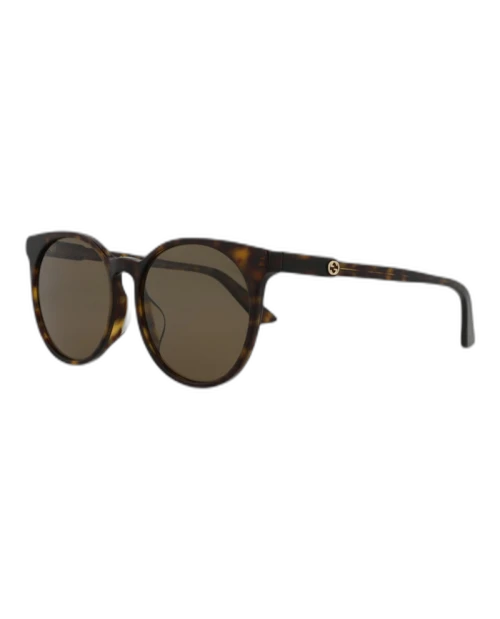 Gucci Round Sunglasses Havana/Havana/Brown (GG0488SA-30006468-002)