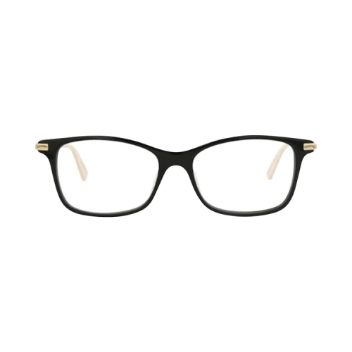 Gucci Square Optical Glasses 'Black/Gold/Transparent'