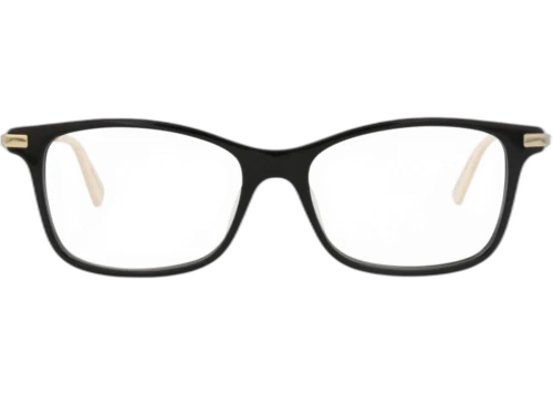 Gucci Square-Frame Acetate Optical Frames Black Gold Transparent (GG0513OA-30007793-007)