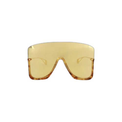Gucci Rectangle Frame Sunglasses 'Brown'