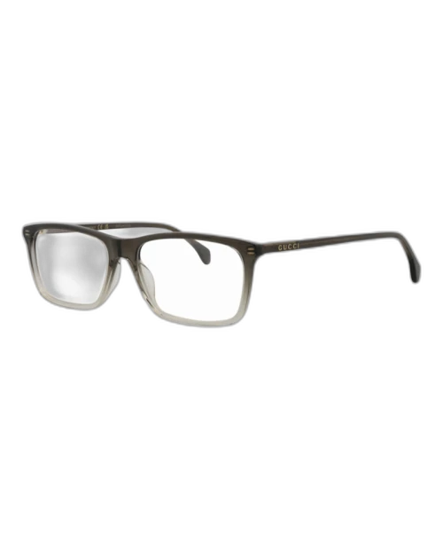 Gucci Square Eyeglasses Grey/Grey/Transparent (GG0553O-30008227-004)