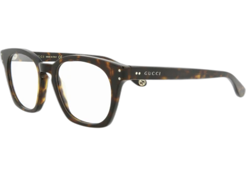 Gucci Square Eyeglasses Havana/Havana/Transparent (GG0572O-30008092-007)