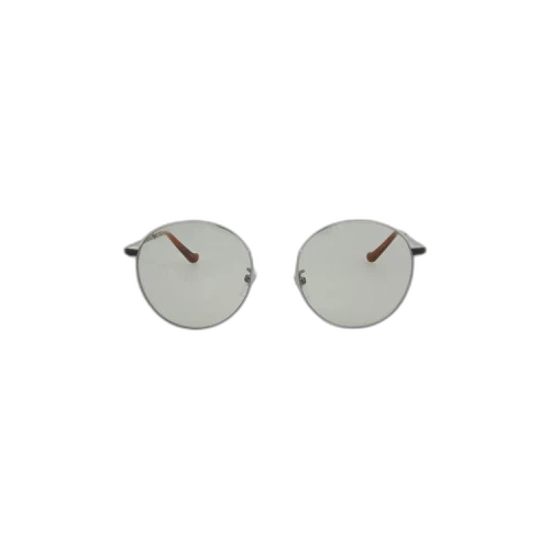Gucci Round-Frame Metal Sunglasses 'Black/Grey'