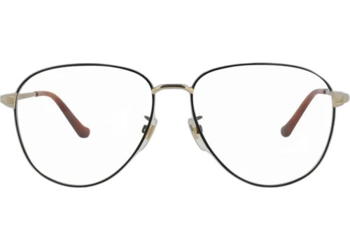 Gucci Aviator-Frame Metal Optical Frames Black Gold Transparent (GG0577OA-30008149-002)