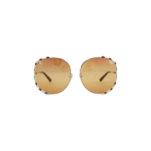 Gucci Round Sunglasses 'Gold/Orange'