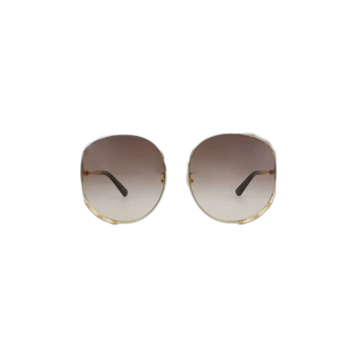Gucci Round Sunglasses 'Gold/Brown'