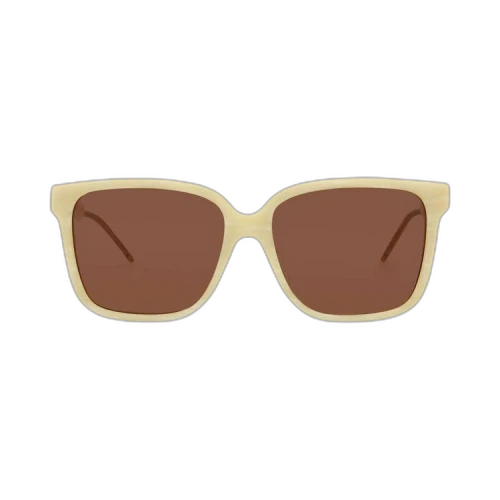 Gucci Square Sunglasses 'Beige/Brown'