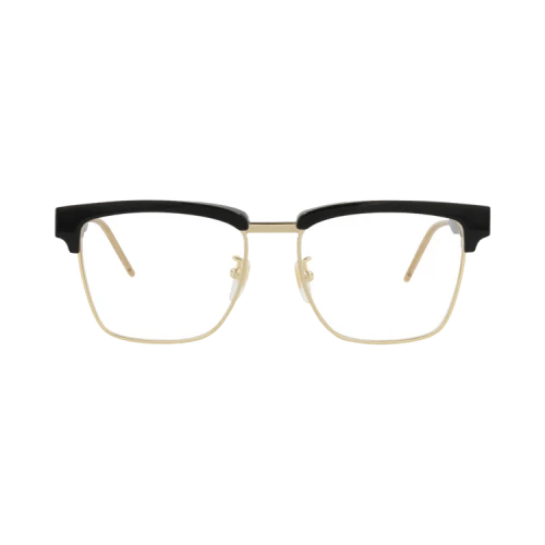Gucci Square-Frame Acetate Optical Frames Black Black Transparent (GG0605O-30008100-001)