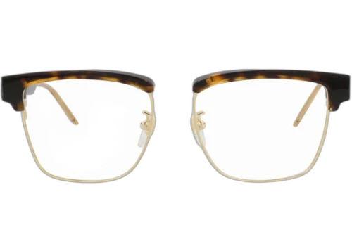Gucci Square-Frame Acetate Optical Frames Havana Havana Transparent (GG0605O-30008100-002)