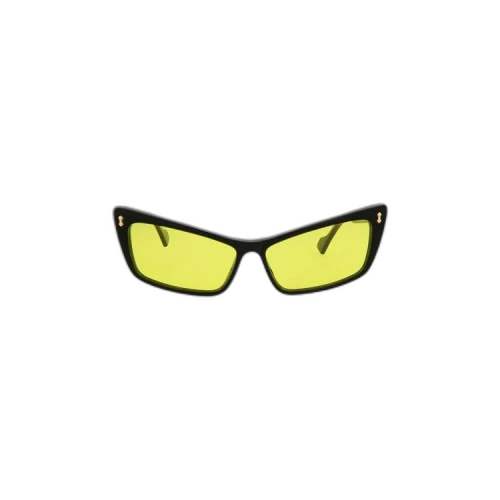 Gucci Cat Eye Sunglasses 'Black/Yellow'