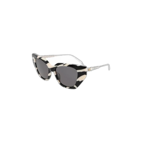 Gucci Zebra Striped Sunglasses 'Black'