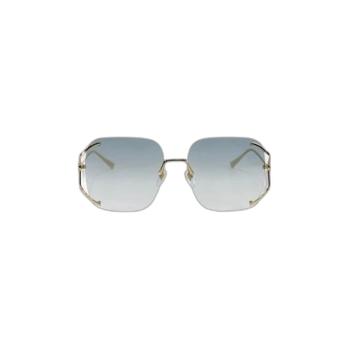 Gucci Rimless Square Sunglasses 'Gold'