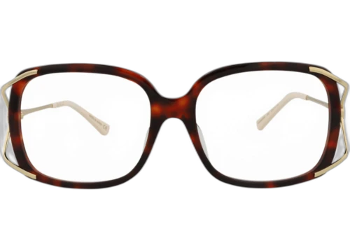 Gucci Square-Frame Acetate Optical Frames Havana Gold Transparent (GG0648OA-30008698-002)