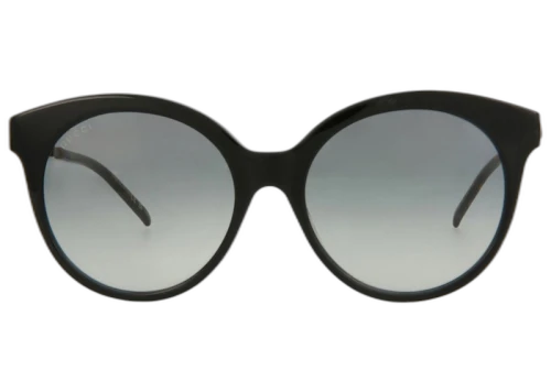 Gucci Round-Frame Acetate Sunglasses Black/Gold/Grey (GG0653SZ-30014770-001-00331)