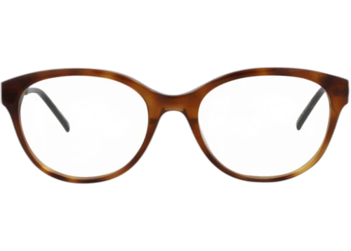 Gucci Cat Eye-Frame Acetate Optical Frames Havana Gold Transparent (GG0656O-30008566-002)