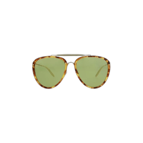 Gucci Aviator Sunglasses 'Havana/Gold/Green'