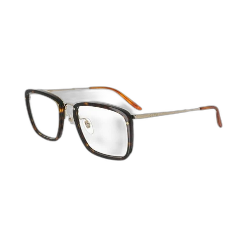 Gucci Square Eyeglasses 'Havana/Gold'