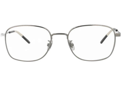 Gucci Square-Frame Metal Optical Frames Ruthenium Ruthenium Transparent (GG0685OA-30008578-002)
