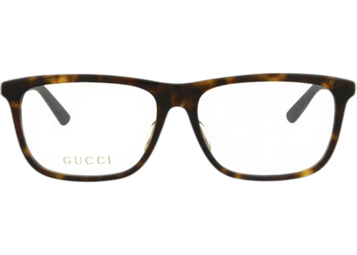 Gucci Square-Frame Acetate Optical Frames Havana Green Transparent (GG0696OA-30008604-002)