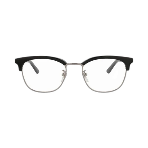 Gucci Square Optical Glasses 'Black/Ruthenium/Transparent'